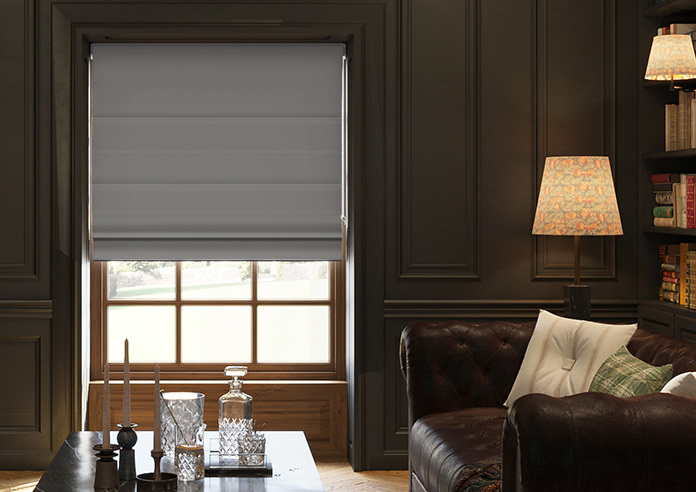 Menton, Tempered Grey - Roman Blind - Image 3